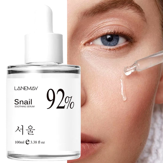 100Ml 92% Snail Soothing Facial Essence Multi in One Skin Care Hydrating and Moisturizing Face Serum